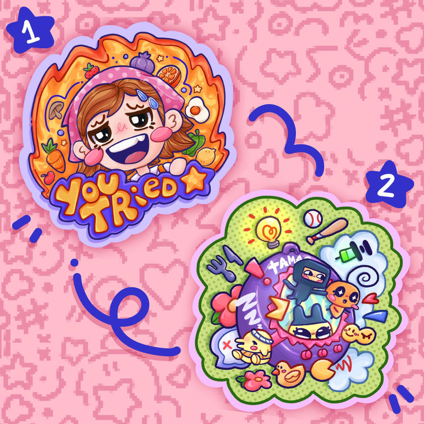 2000's games Stickers