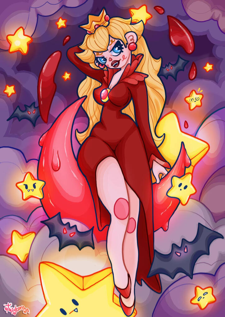 vampire Peach (Super Mario)