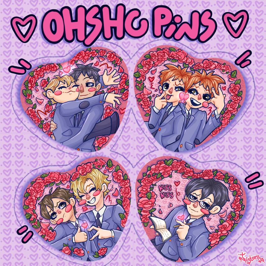 Ouran Highschool Host Club Pins