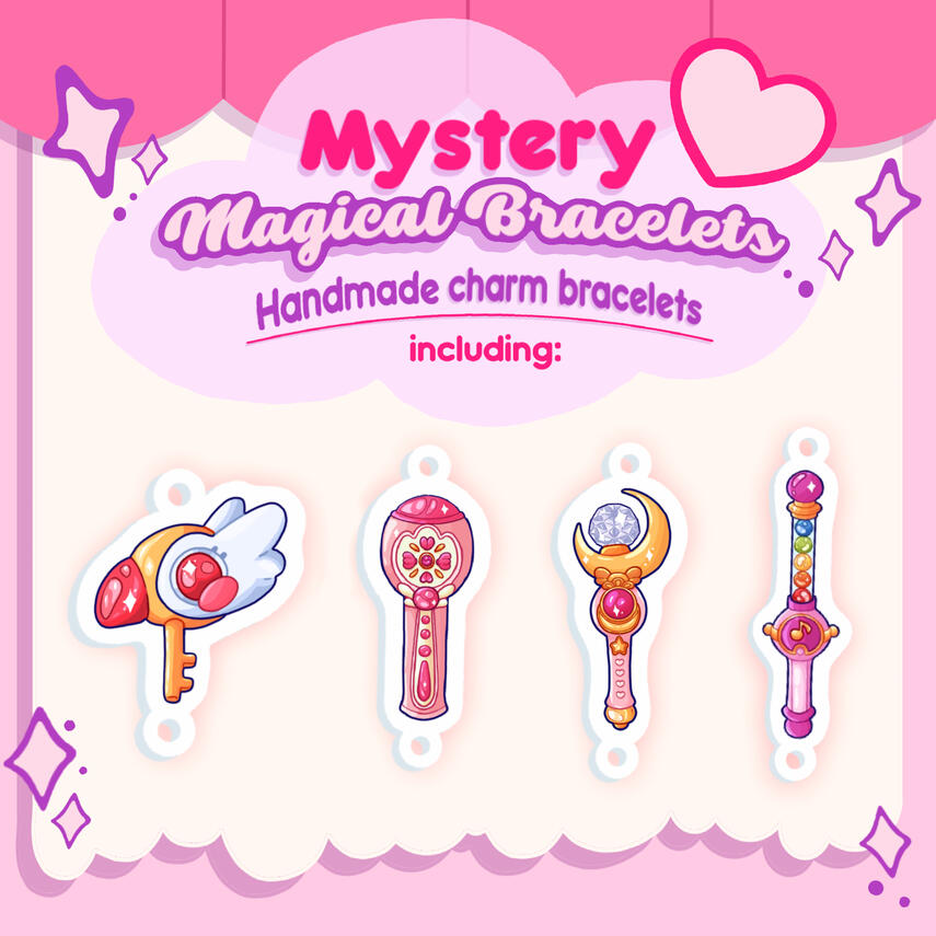 Magical Girls&#39; Charm Bracelets